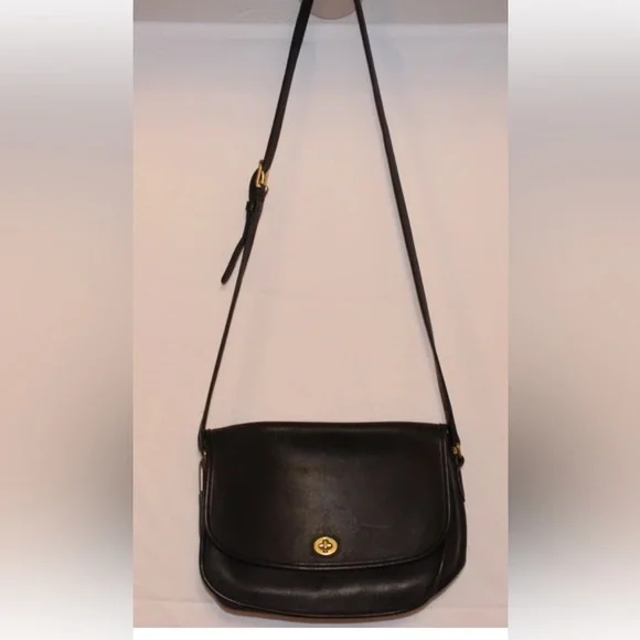 Coach - Vintage - Black - Crossbody Purse - Picture 1 of 14
